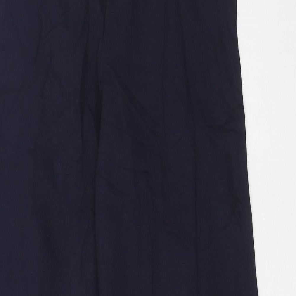 Marks and Spencer Womens Blue Cotton Sweatpants Trousers Size 6 L23 in Regular