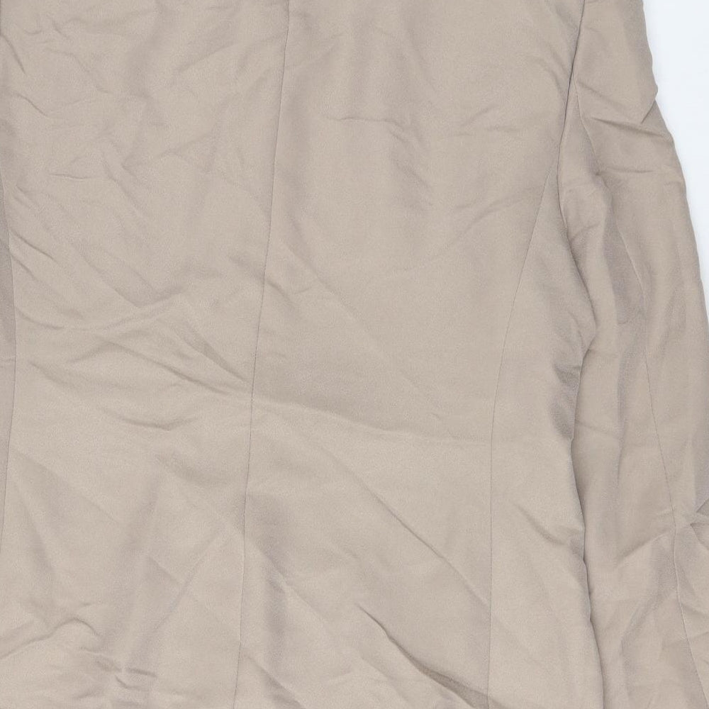 Planet Womens Beige Jacket Blazer Size 16 Button