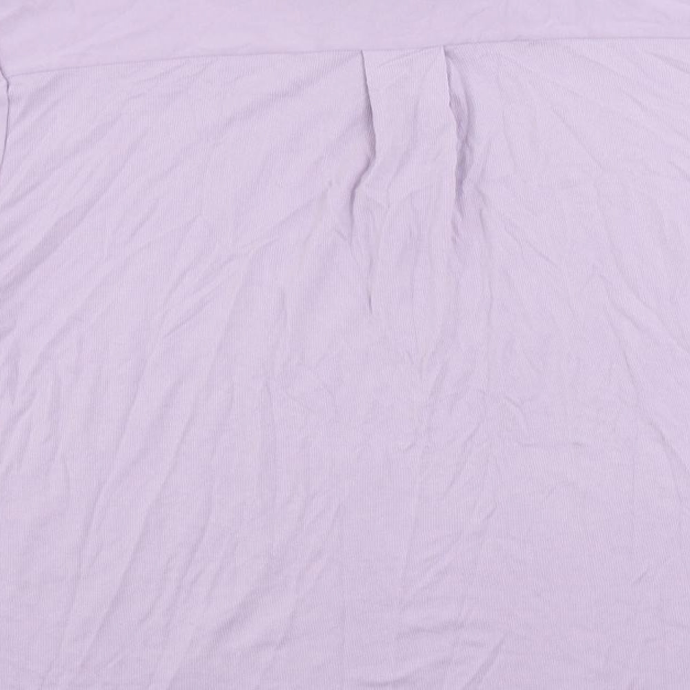 Autograph Womens Purple Modal Pullover Sweatshirt Size 16 Zip
