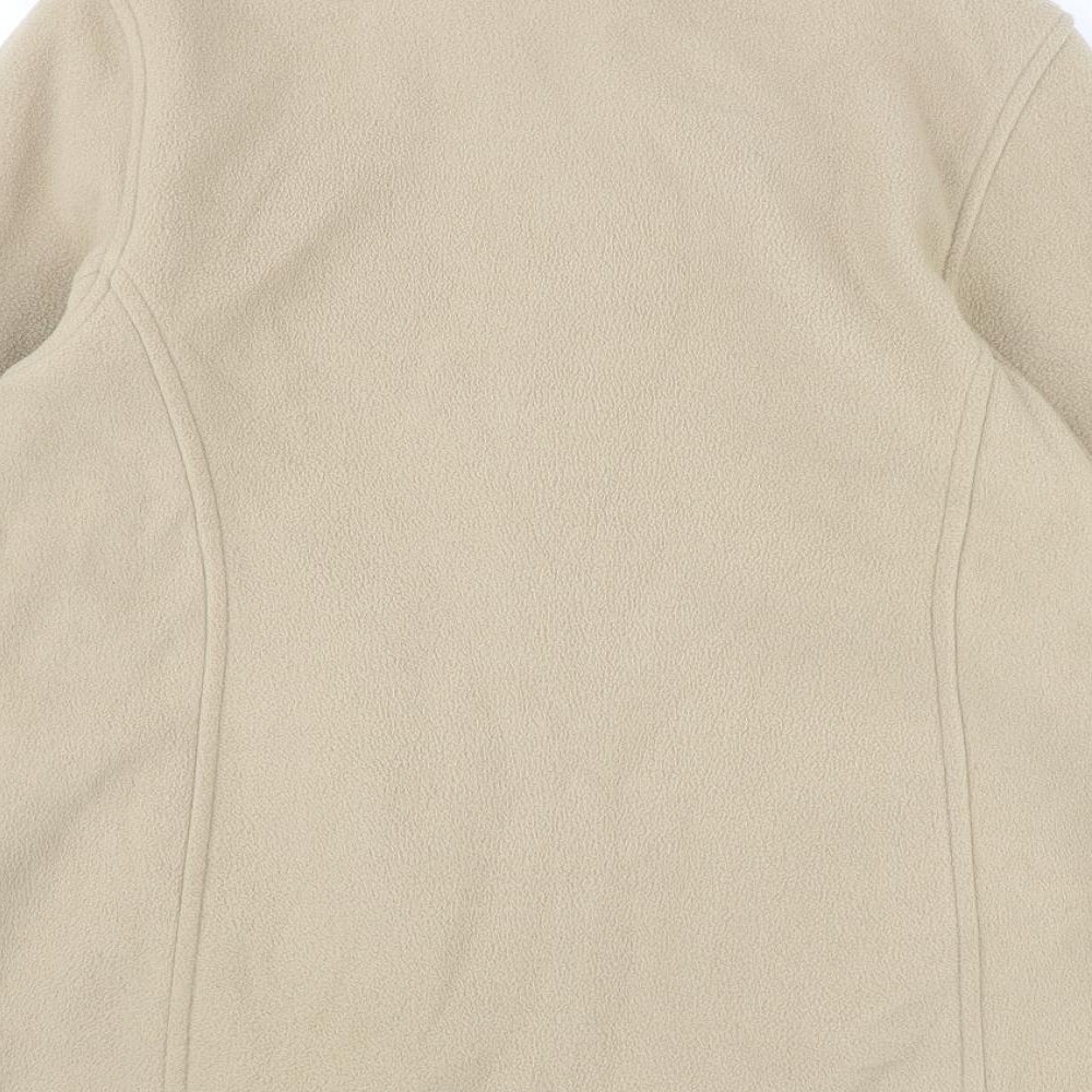 Marks & Spencer Womens Beige Jacket Size 12 Zip