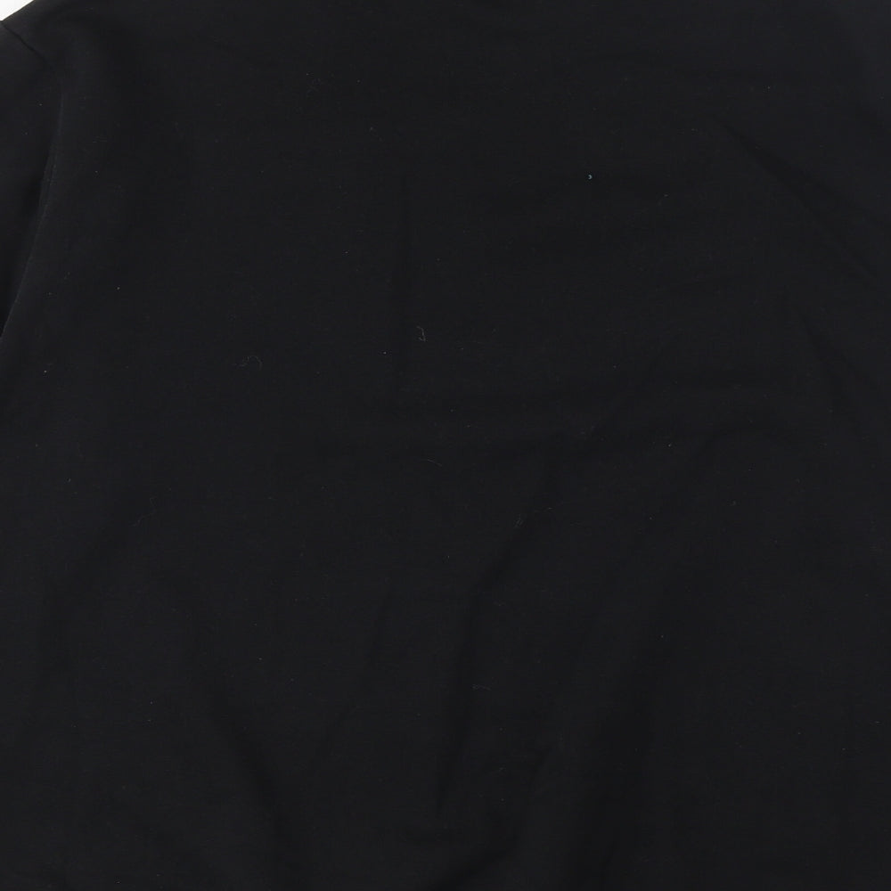 H&M Mens Black Cotton Pullover Sweatshirt Size S