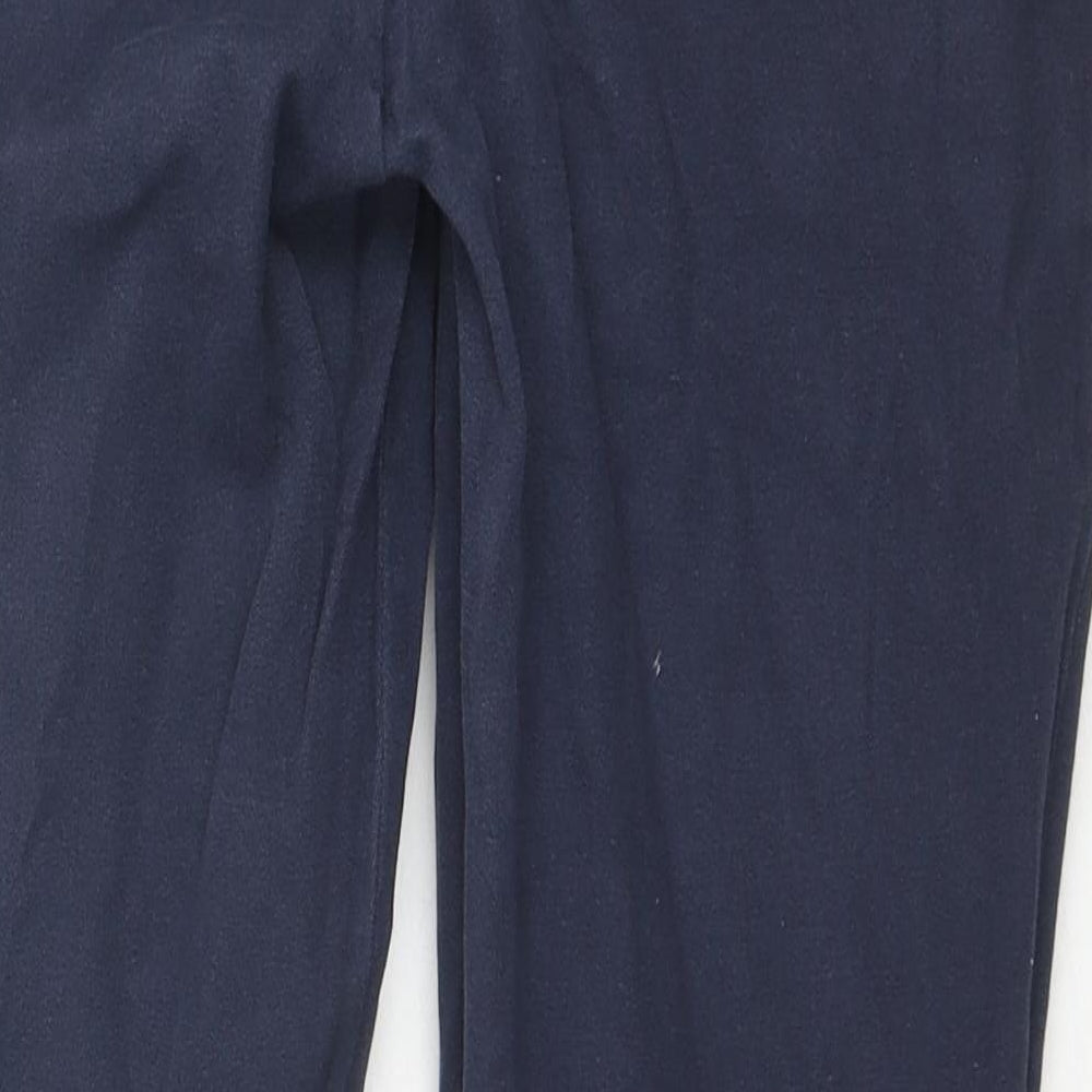 Gap Womens Blue Cotton Trousers Size 8 L24 in Regular Zip