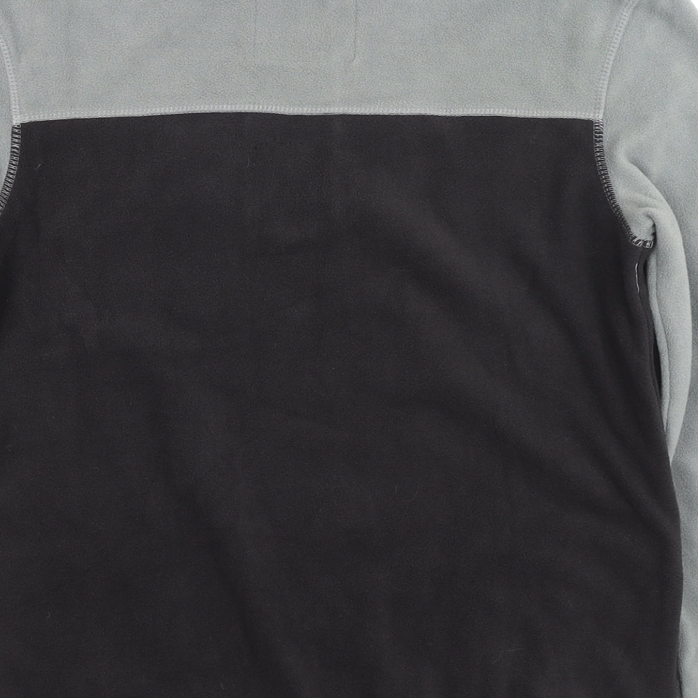 Marks & Spencer Girls Grey Colourblock Polyester Pullover Sweatshirt Size 13-14 Years Pullover