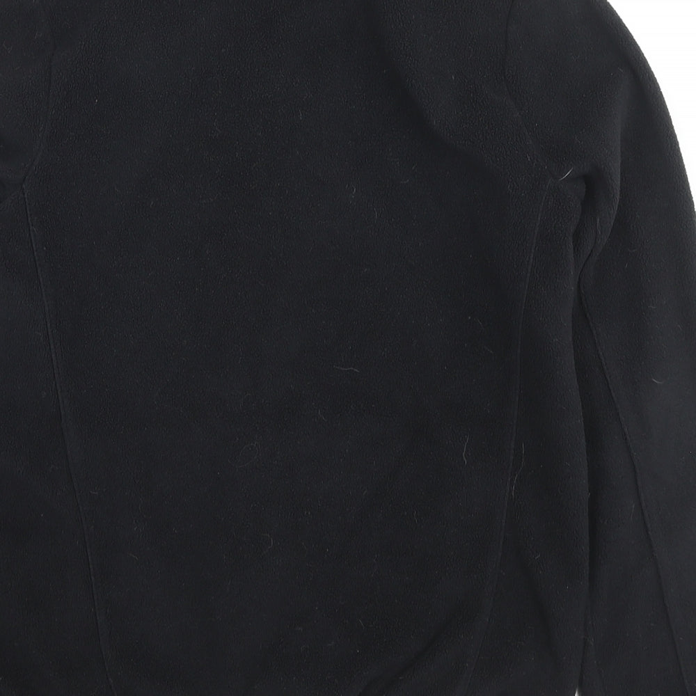 DECATHLON Boys Black Jacket Size 12 Years Zip