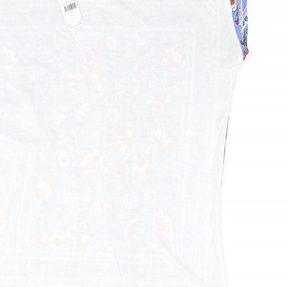 Intuition Womens Multicoloured Floral Polyester Basic Blouse Size 8 Round Neck - Size 8-10