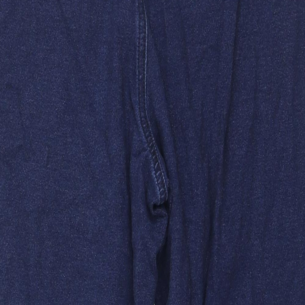 Dream Jeans Womens Blue Cotton Capri Jeans Size M L20 in Regular