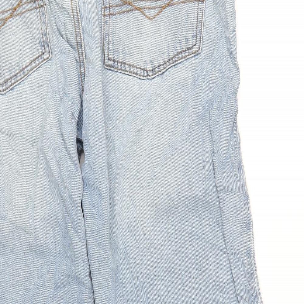 Maine New England Mens Blue Cotton Straight Jeans Size 34 in L29 in Regular Zip