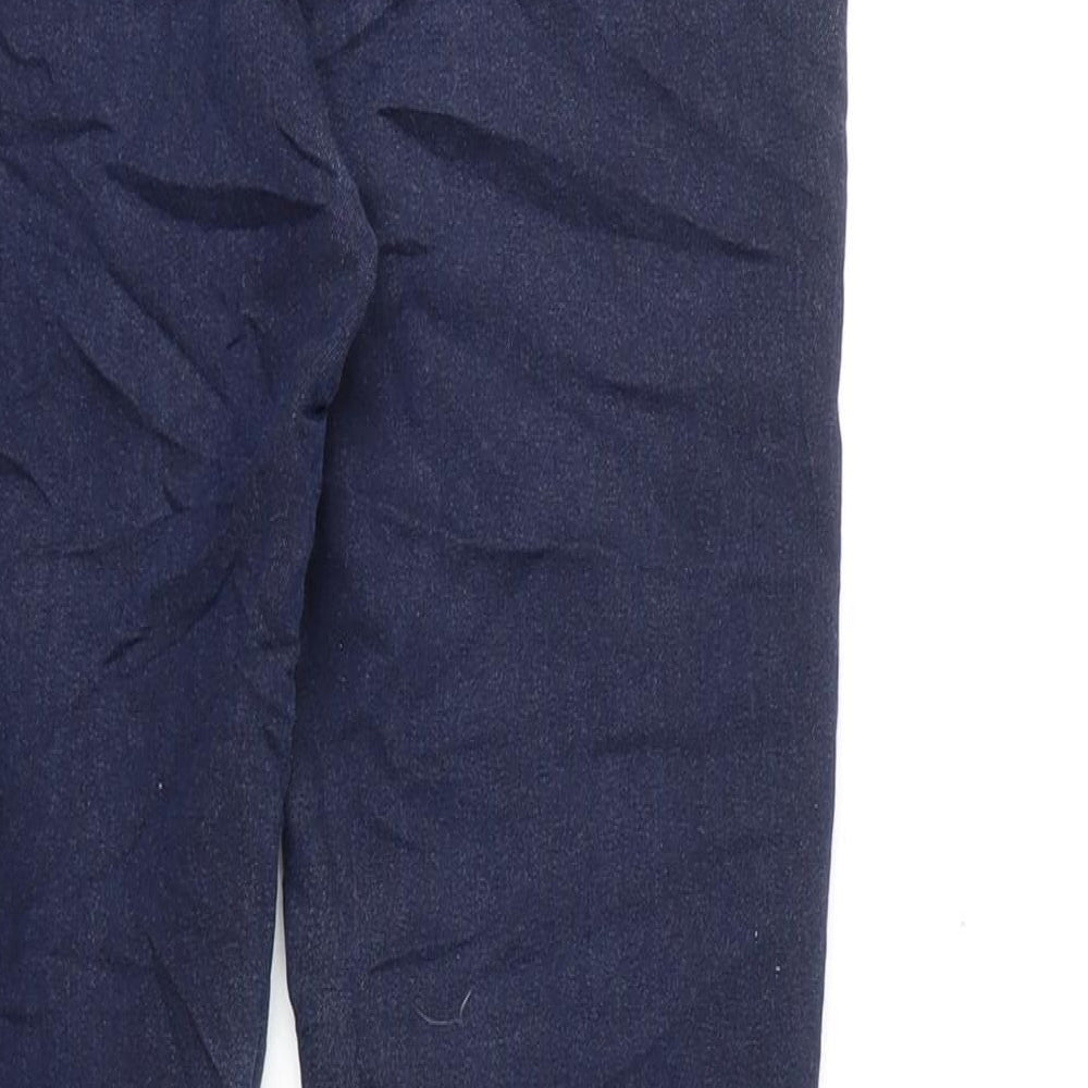 Marks & Spencer Womens Blue Cotton Jegging Jeans Size 10 L28 in Regular Zip