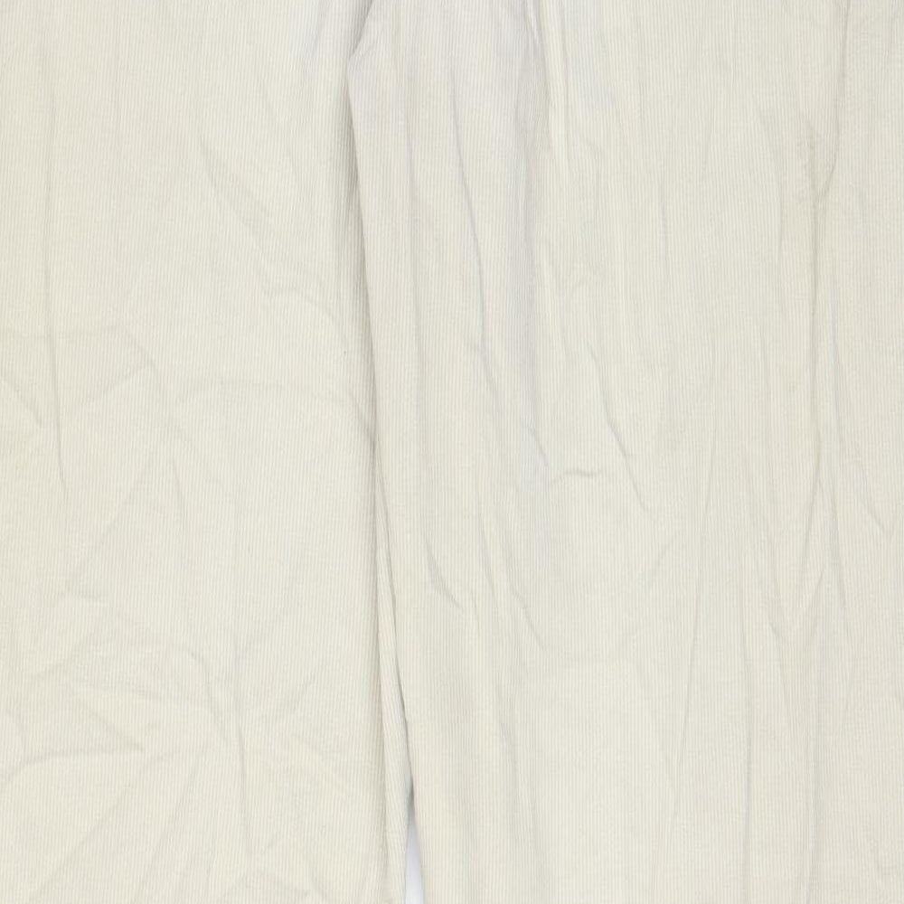 Nico Mens Beige Cotton Straight Jeans Size 34 in L31 in Regular Zip - Pockets