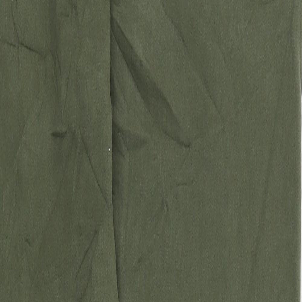 Marks and Spencer Womens Green Cotton Skinny Jeans Size 8 L28 in Regular