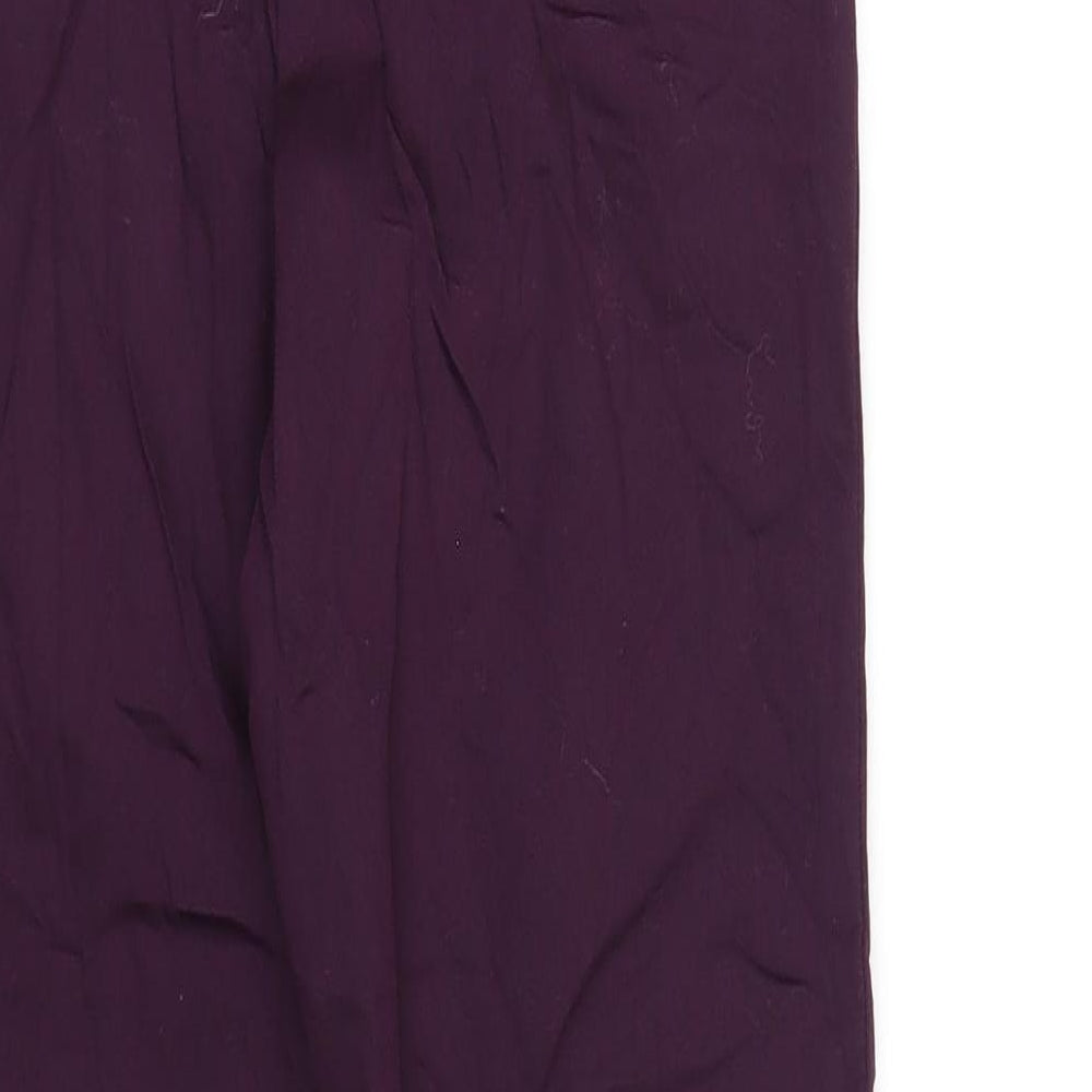 Marks & Spencer Womens Purple Cotton Jegging Jeans Size 6 L30 in Regular
