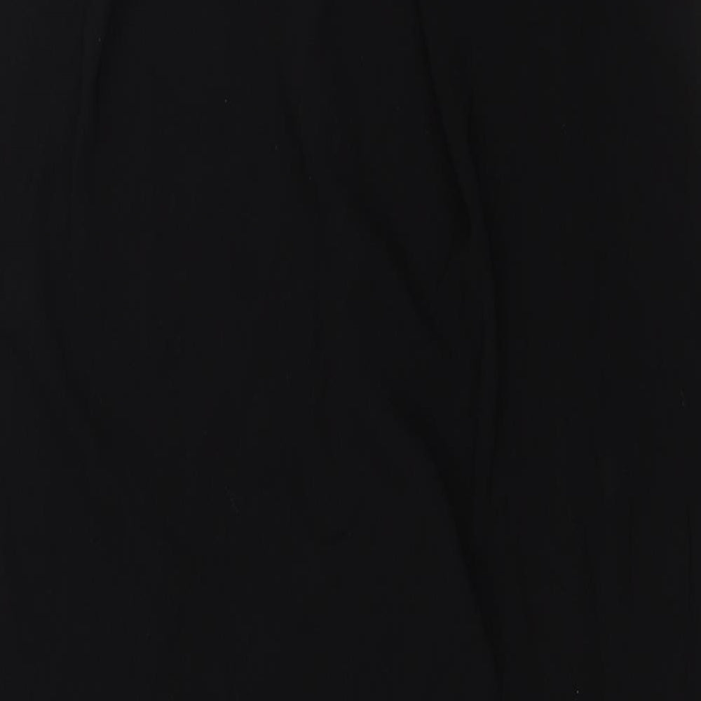 ASOS Womens Black Polyester A-Line Size 10 V-Neck Pullover - Layered
