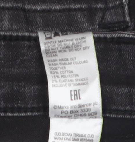 Marks & Spencer Women's Black Skinny Jeans Size 10