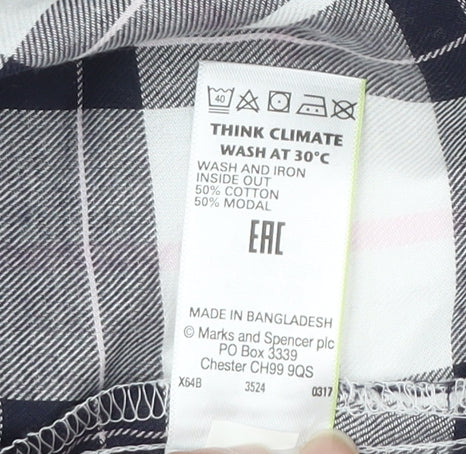 Marks & Spencer Women’s Multicoloured Plaid Blouse Size 12