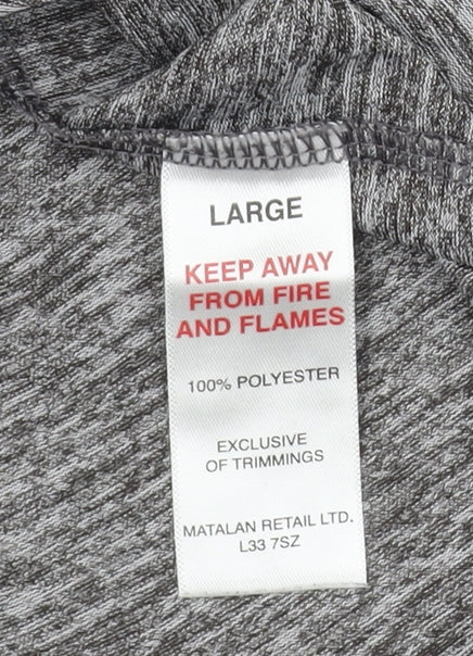 Souluxe Grey Sleeveless T-Shirt, Unisex Adults Size L