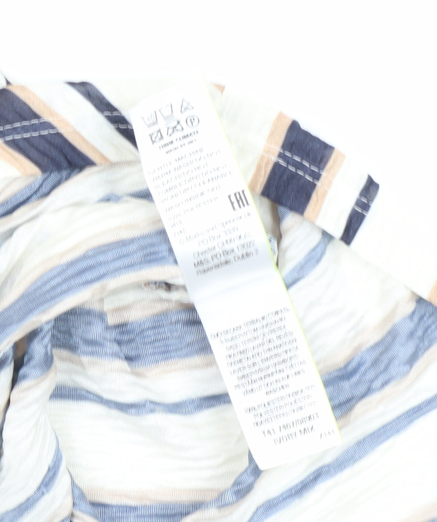 Marks & Spencer Women's Striped Cropped Blouse