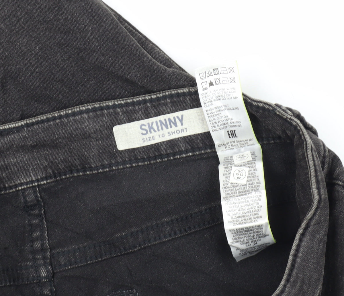 Marks & Spencer Women's Black Skinny Jeans Size 10