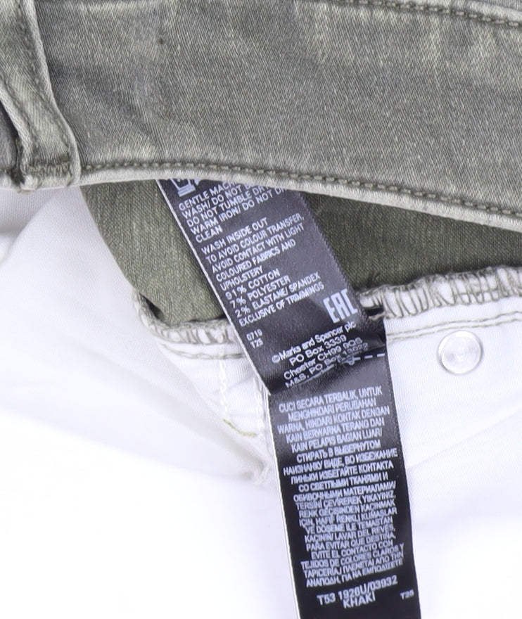Marks & Spencer Women's Green Skinny Jeans