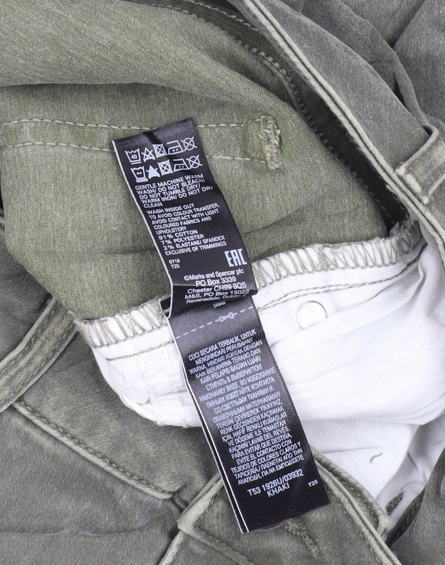 Marks & Spencer Women's Green Skinny Jeans Size 12