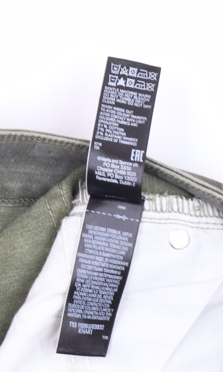 Marks & Spencer Women's Green Skinny Jeans Size 12