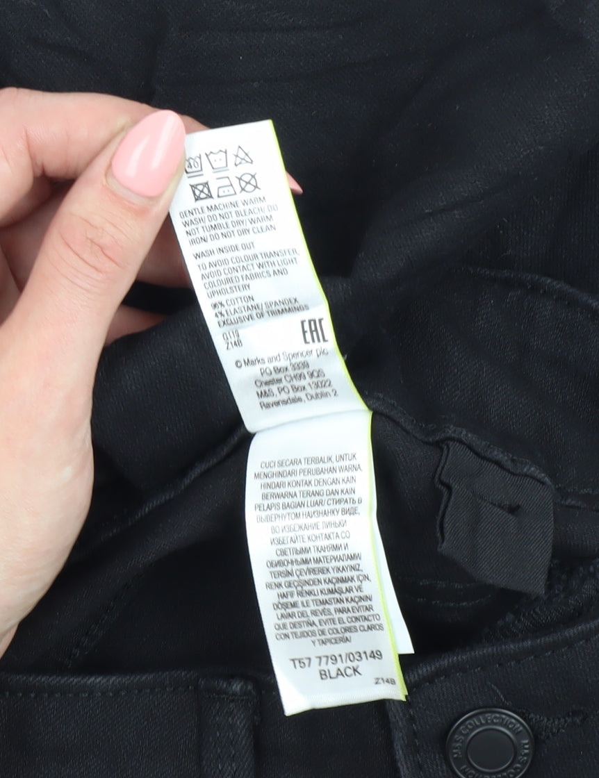 Marks & Spencer Women's Black Skinny Jeans Size 8