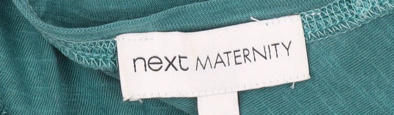 Next Maternity Green Beaded T-Shirt UK 14