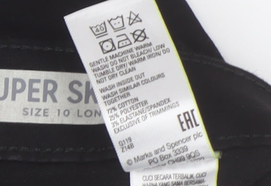 Marks & Spencer Women's Black Skinny Jeans Size 10