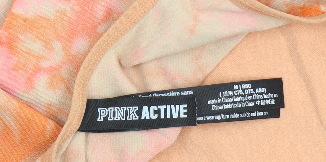 Pink Active Women's Tie Dye Tank Top, M, Athletic