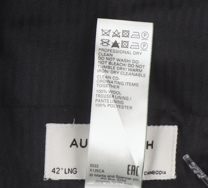 Marks & Spencer Men's Black Dress Pants 42