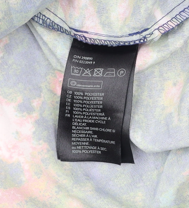 H&M Women's Multicoloured Sleeveless Tank Top UK 10