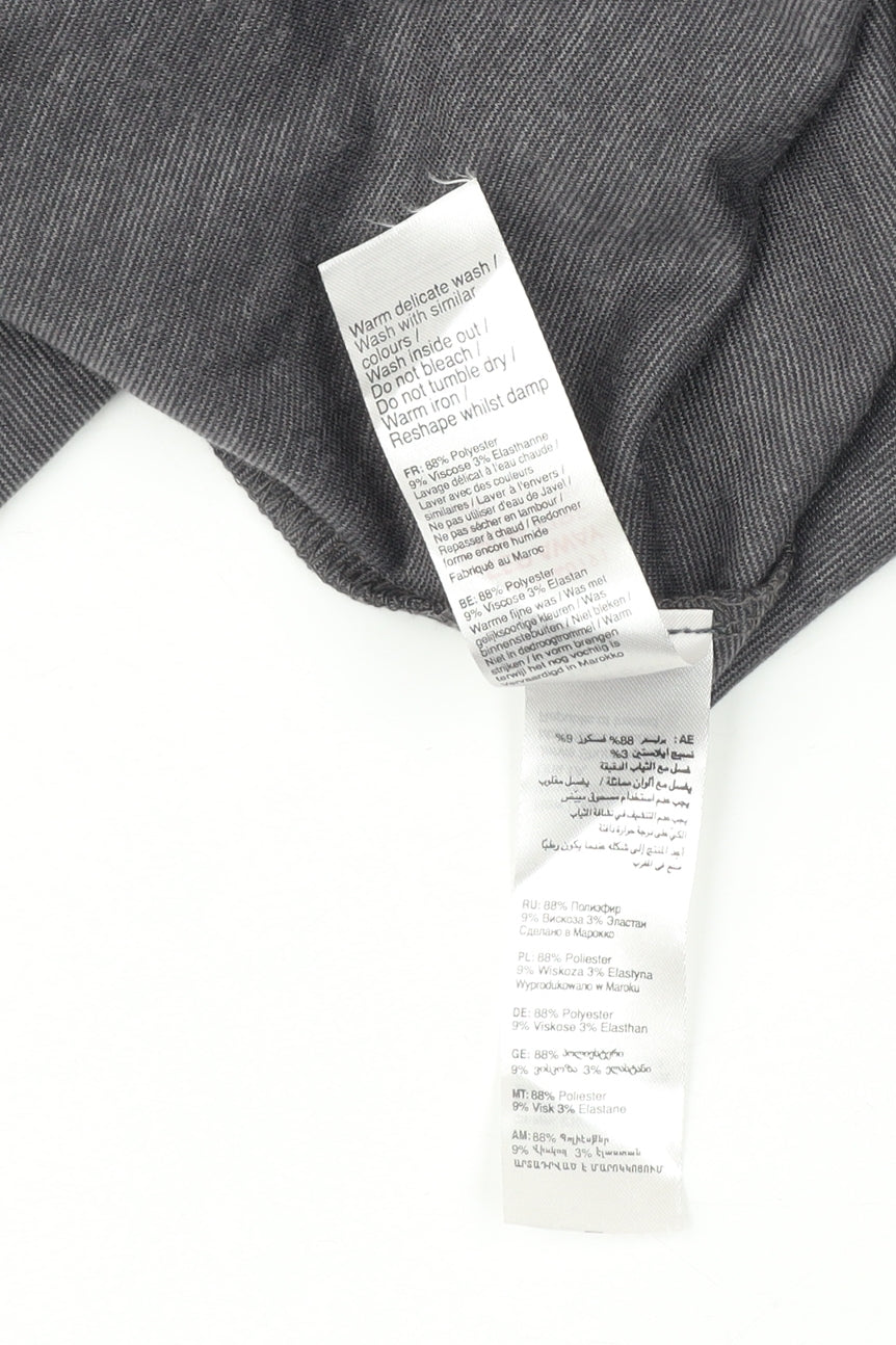 New Look Women's Grey Shift Dress UK 20