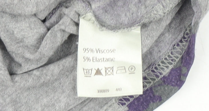 Phase Eight Women's Grey Floral Tunic, Size 12, Excellent