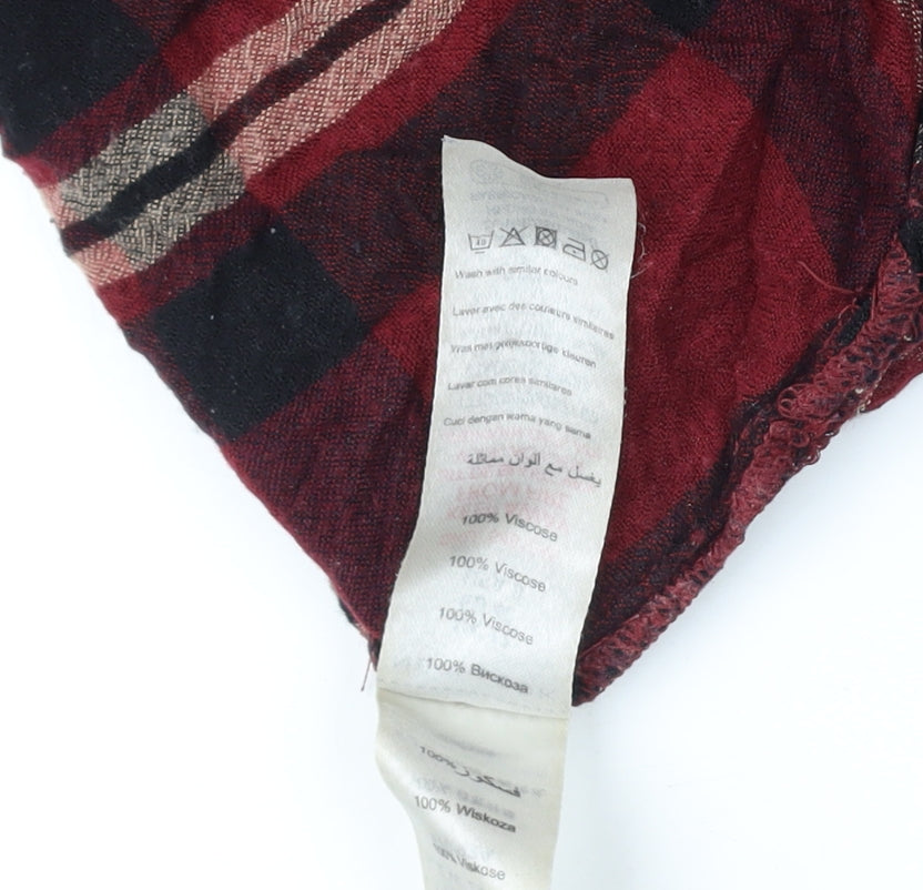 New Look Women's Plaid Button-Up Shirt, Size 12