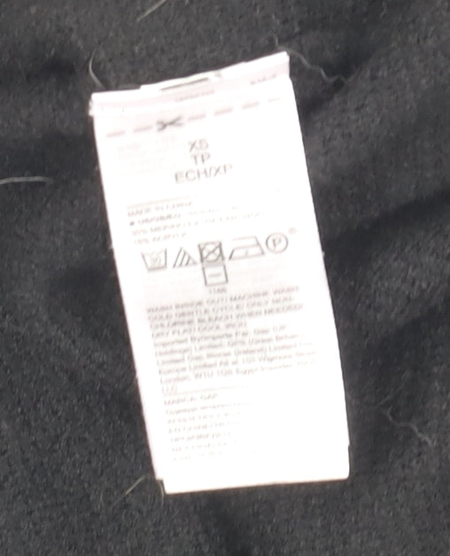 GAP Women's Black V-Neck Pullover Jumper XS