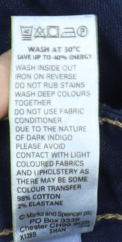 Marks & Spencer Women's Skinny Blue Jeans UK 10