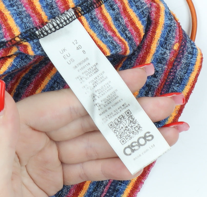 ASOS Women's Multicoloured Camisole Tank Top, Size 12