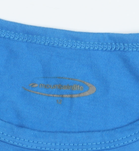 Mountain Life Women's Blue Outdoor T-Shirt Size 12