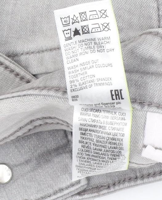 Marks & Spencer Grey Distressed Skinny Jeans