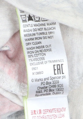 Marks & Spencer Women's Cat Print Pyjama Top S