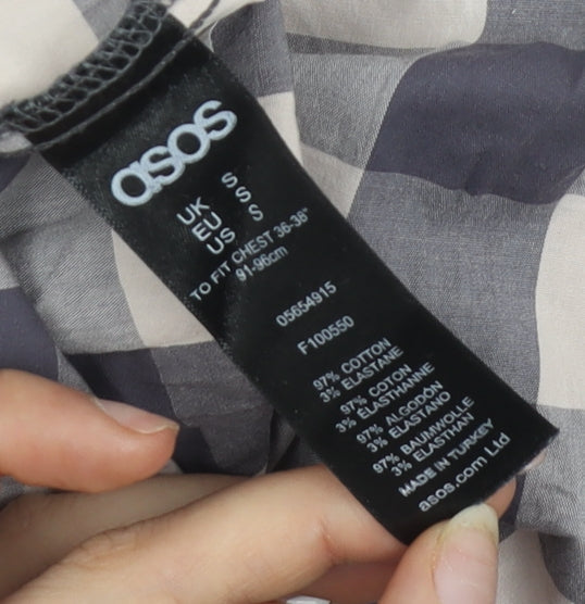 ASOS Men's Multicoloured Check Shirt Small