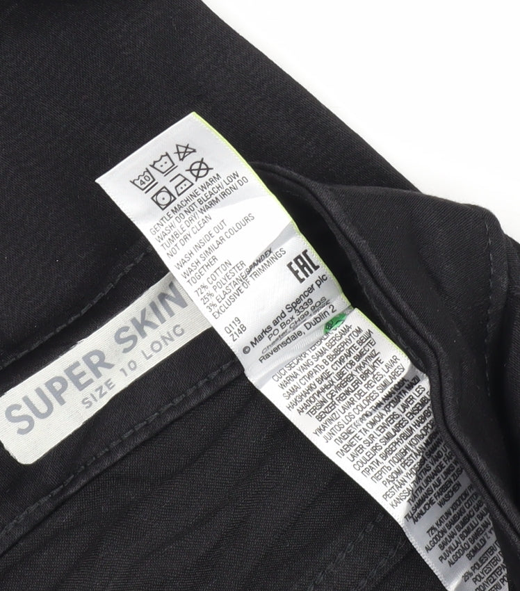 Marks & Spencer Women's Black Skinny Jeans Size 10