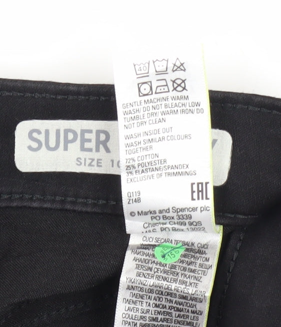 Marks & Spencer Women's Black Skinny Jeans Size 10