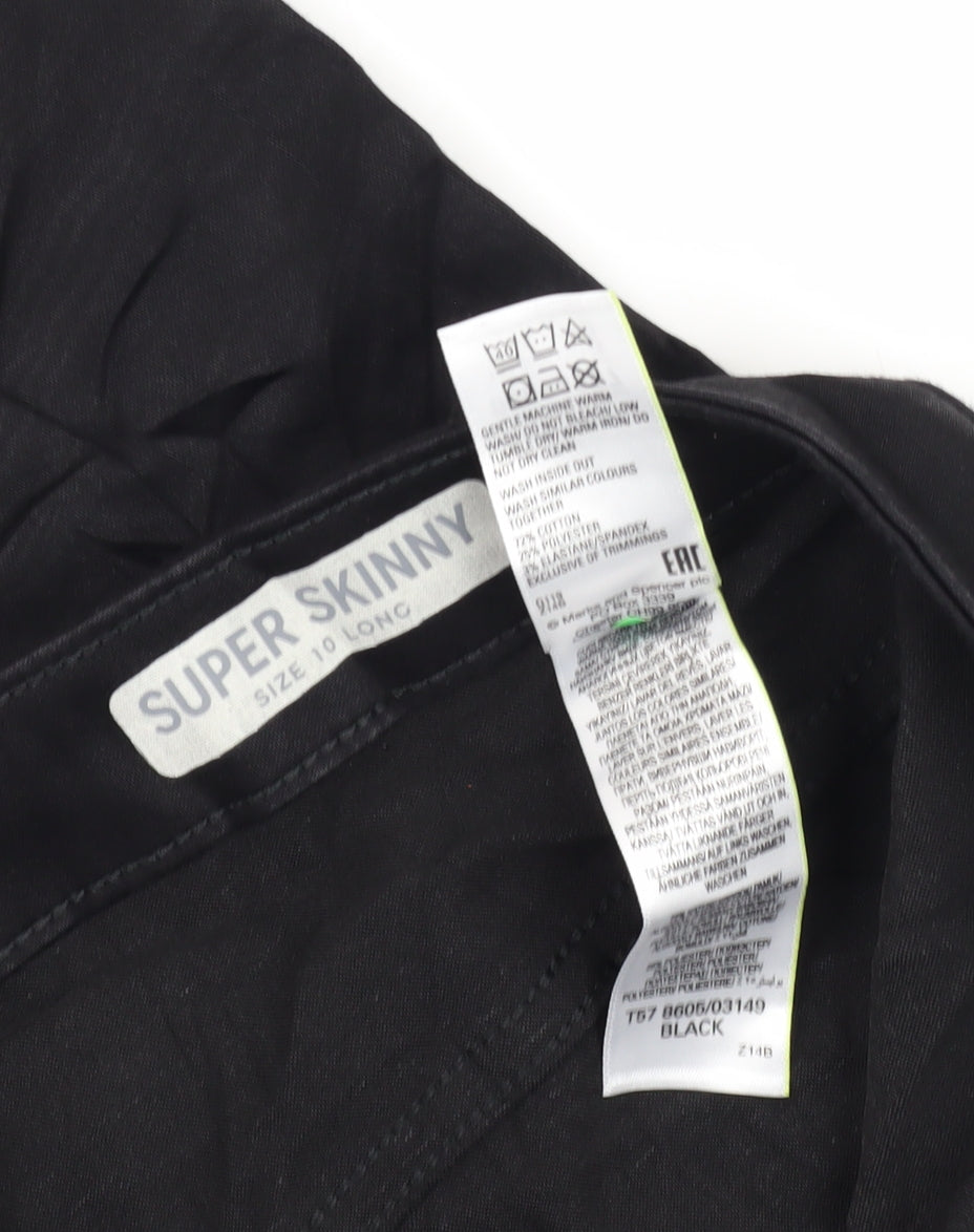 Marks & Spencer Women's Black Skinny Jeans Size 10