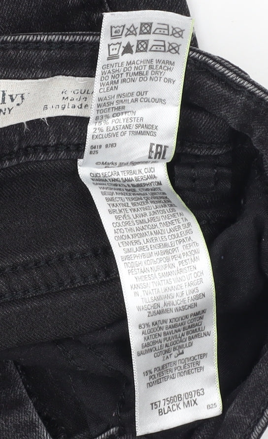 Marks & Spencer Women's Black Skinny Jeans Size 4