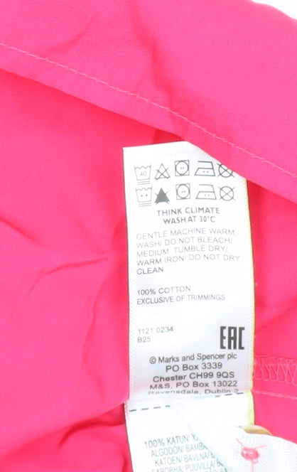 Marks & Spencer Pink Sleeveless Women's Dress Size 8