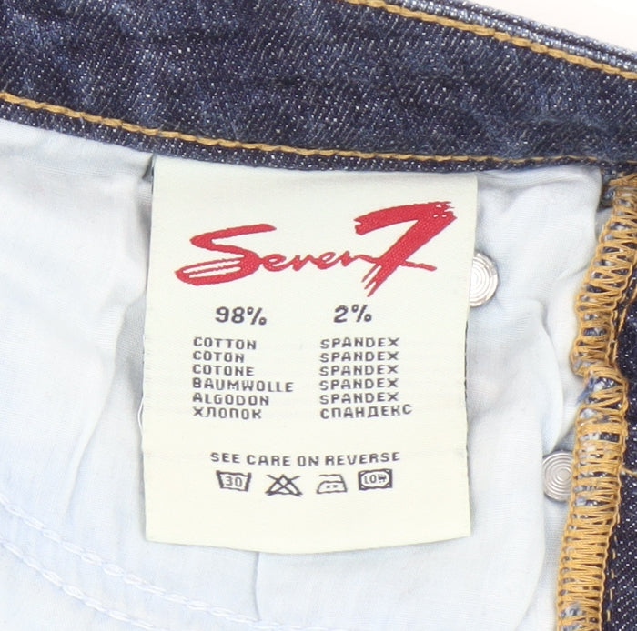 Seven7 Men's Blue Straight Jeans - Size 30