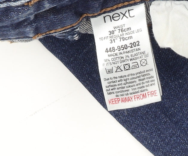 Next Men's Blue Skinny Jeans - Size 30 Waist