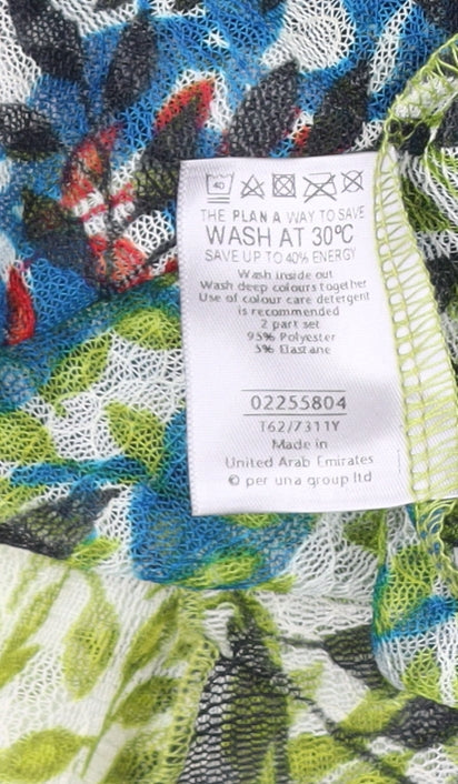 Marks & Spencer Women's Multicoloured Floral Wrap Blouse Size 18