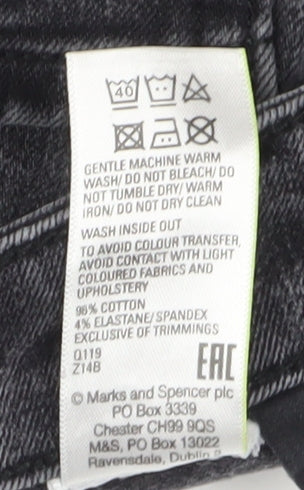 Marks & Spencer Women's Black Skinny Jeans Size 14