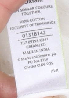 Marks & Spencer Ivory A-Line Dress Size 12